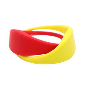 Silikonový náramek RFID s úzkým okrajem, voděodolný a odolný proti opotřebení