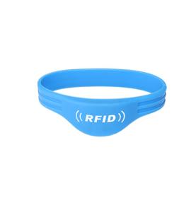 RFID silikonový dvojitý drát půlkruhový náramek