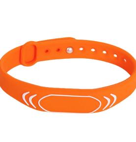 RFID silikonový dvoubarevný chytrý náramek