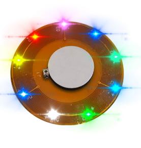 NFC pasivní čip vyzařující světlo indukční karta vyzařující světlo vícebarevné volitelné inteligentní světlo s holým čipem LED