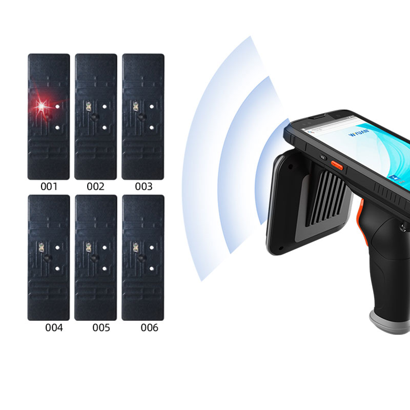 rfid svítící elektronický štítek ultra vysokofrekvenční poziční UHF a anti-kovové pasivní LED světlo